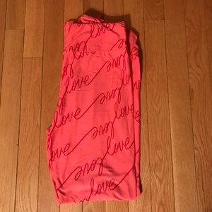 New Lularoe Tc Valentines leggings